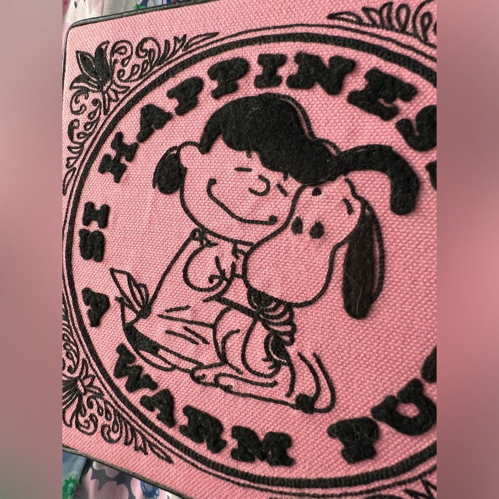 *SOLD* Olympia Le Tan x Peanuts Happiness Is a Warm Puppy Strapped Clutch Bag - Picture 4 of 16